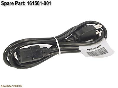 Power cord (Blue) – Has straight (F) receptacle (For 120V in the USA)