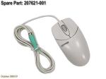 Two-button scrolling mouse (Quartz) Part 207621-001  , 207621-004