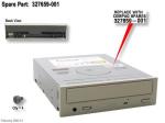 IDE CD-ROM drive (Opal White) – 32X read – Includes four mounting screws