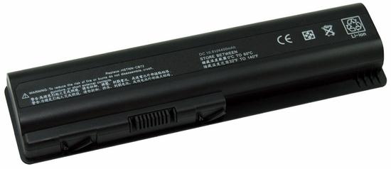 Battery pack (Primary) – 6-cell lithium-ion (Li-Ion), 2.55Ah, 55Wh Part 511872-001  , 484171-001