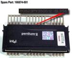 Intel Pentium II processor board assembly – 350MHz (Deschutes, 100MHz front side bus, 512KB Level-2 cache, SECC-2) – Includes heat sink (For three DIMM slot system board)