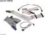 Cable kit – Includes one single IDE, one dual IDE, one CD audio, one IEEE-1394 (FireWire), and one floppy cable