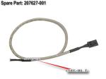 Internal CD/DVD audio cable (5BW120) Part 207627-001  , 207627-004