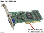 AGP graphics card – Nvidia GeForce2 MX200, NV11, 64MB SDRAM, 4X AGP, 350MHz RAMDAC – With S-video TV output