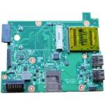 USB port and media card reader extension circuit board