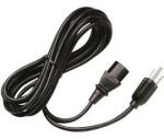 Power cord (Black) – 17 AWG, two conductor, 1.8m (6.0ft) long – Has straight (F) C7 receptacle and EPSR symbol molded into plug (For 220VAC in Hong Kong & UK)