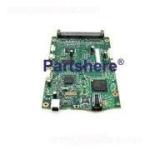 Formatter board assembly – Contains the logic circuitry, JetDirect 10/100 Ethernet print server and connector, USB interface and connector, and internal connector for the wireless LAN board – Mounts towards the rear on the left side plate assembly
