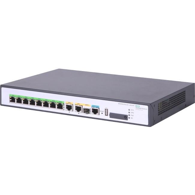 Jh301a#aba Hp Flexnetwork Msr958 Poe – Router – 8-port Switch – Gige – Wan Ports: 2 – Rack-mountable