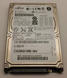 Fujitsu Mhw2120bj 120gb 7200rpm 8mb Buffer 25inch Sata-ii 7-pin Notebook Hard Drive Dell Oem