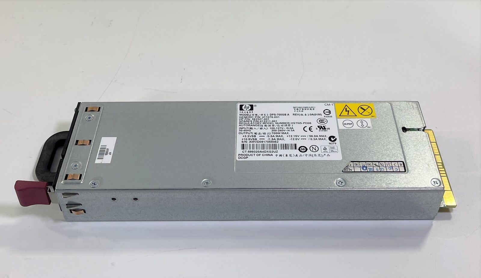 411076 001 393527 001 412211 001 HSTNS PD06 dps 700gb hp dps 700gb 700w power supply for proliant dl360 g5