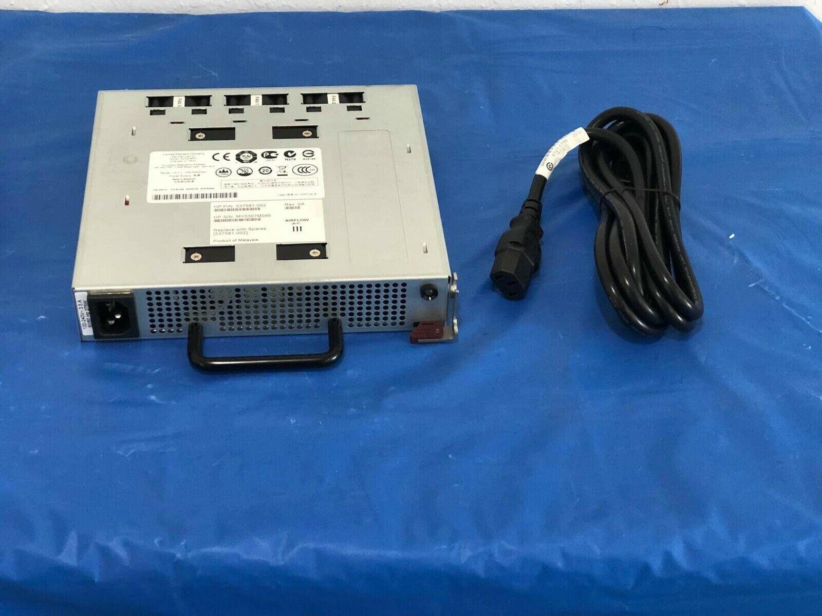 537581 002 hstnm ps01 hstnm ps01 hp mx2000 power supply cooling for routers