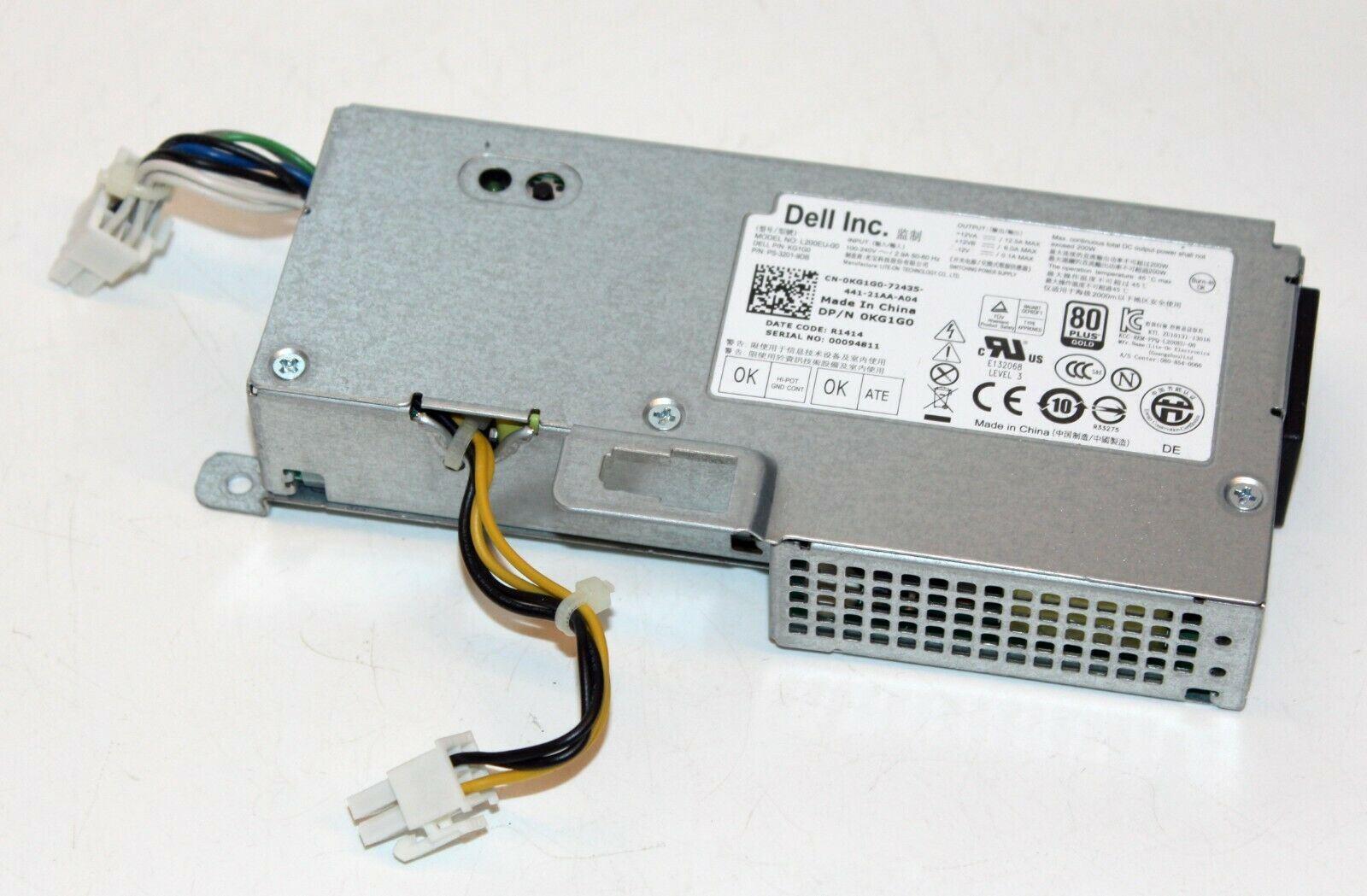 L200EU 00 0KG1G0 PS 3201 9DB 01VCY4 PS 3201 9DA kg1g0 dell kg1g0 200w power supply for optiplex 780 790 990 7010 9010 usff