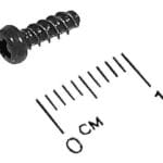 Screw, M2.5x7, Phillips, x-Recess black, Pkg. of 5