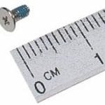 SCREW,M2X0.4X4 D4 H0.3 W/NYLOCK,PK/5