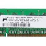 SDRAM, 256 MB, DDR2, 667, SO-DIMM