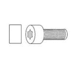 Screw, M3.5x8, Allen, Pkg. of 5, Vented Rear Panel