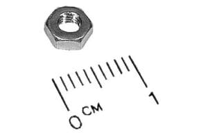 Nut, M3x2.4mm, Pkg. of 5