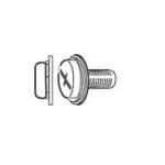 Screw, Pan, M3X6MM, Crest Cup, Pkg. of 10