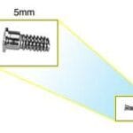 Screw, 2 x 5 mm, Cosmetic, Pkg. of 5