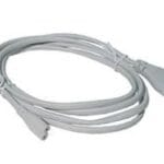 Power Cord, Pearl with Black Prongs, Korea